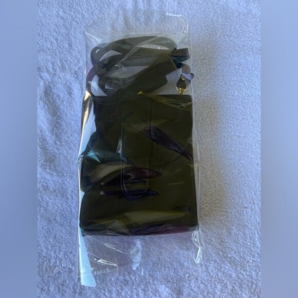 JACLYN SMITH WOMEN SHOULDER CROSSBODY HANDBAG GENUINE LEATHER SMALL BLACK - Picture 10 of 15